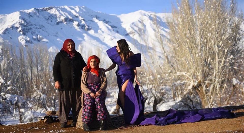 Terörden temizlenen dağlarda moda çekimleri yapılıyor