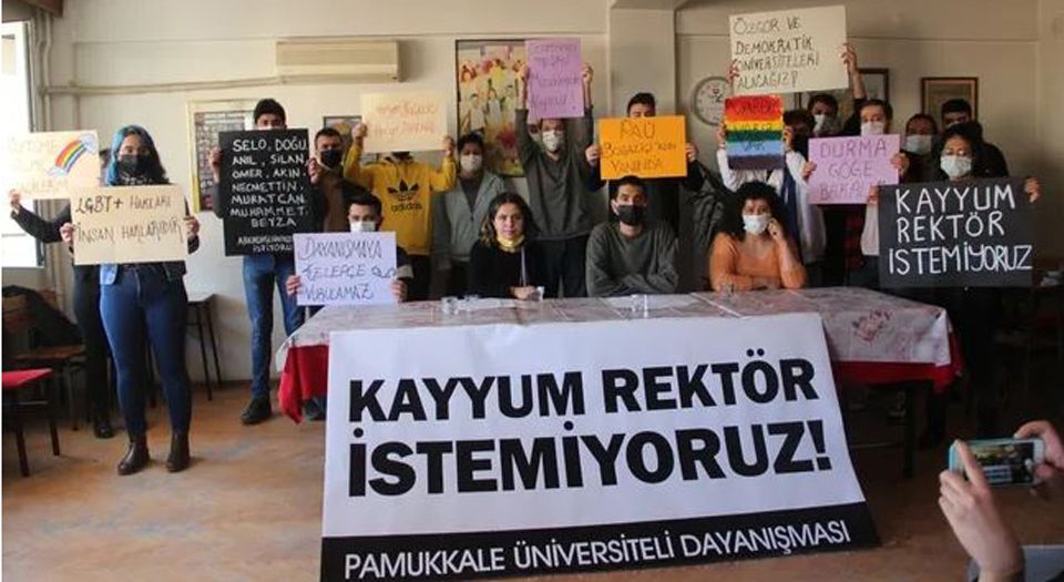 Pamukkale'den Boğaziçi protestolarına destek